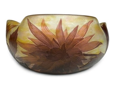 Tazza Daum Nancy con decorazione Dalia