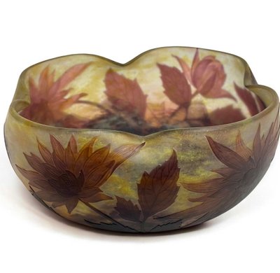 Tazza Daum Nancy con decorazione Dalia