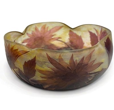 Tazza Daum Nancy con decorazione Dalia