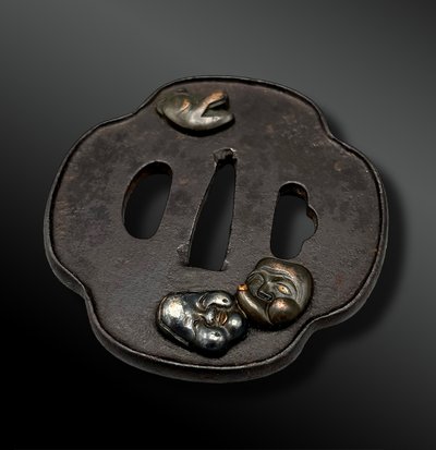 TSUBA Mokko Gata - Giappone - Periodo Edo (1603-1868)