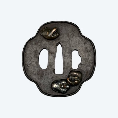TSUBA Mokko Gata - Giappone - Periodo Edo (1603-1868)