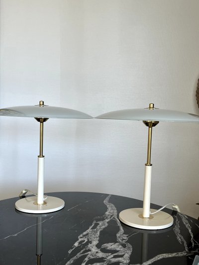 Karin Mobring Pair of Lamps model "SOLIST"