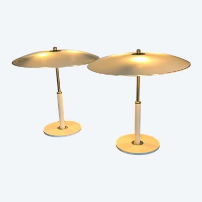 Karin Mobring Pair of Lamps model "SOLIST"