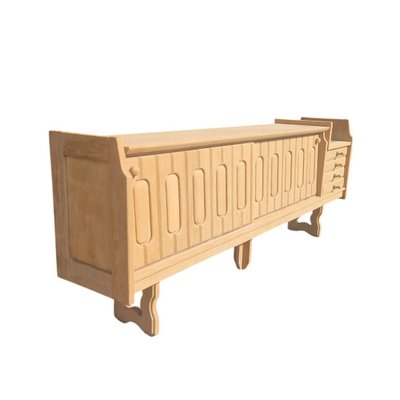 Simon sideboard in light oak, Guillerme and Chambron