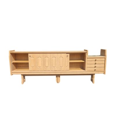 Simon sideboard in light oak, Guillerme and Chambron