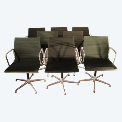 Bellissimo set di 8 poltrone Eames