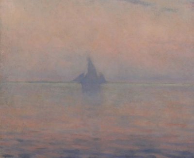 Maurice ORLIAC 1858-1934 Study of sky on the sea painting 1926 landscape impressionism Nantes