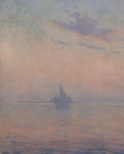 Maurice ORLIAC 1858-1934 Study of sky on the sea painting 1926 landscape impressionism Nantes