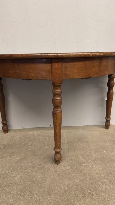 Console ancienne Louis Philippe en châtaignier, milieu du XIXe siècle, 71x106x52 cm, Ombrie