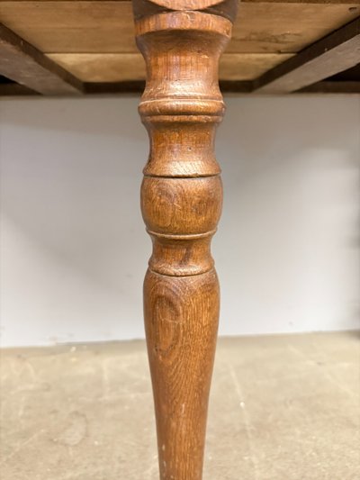 Console ancienne Louis Philippe en châtaignier, milieu du XIXe siècle, 71x106x52 cm, Ombrie