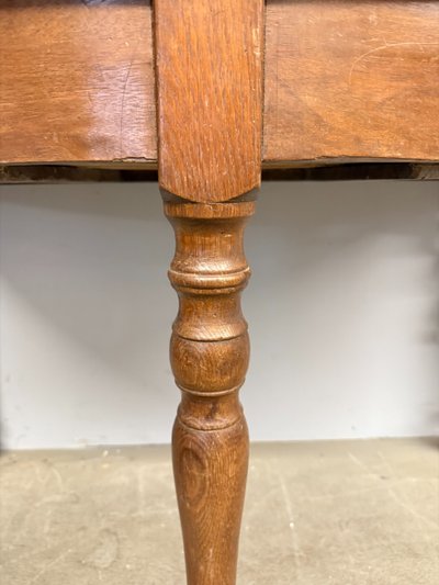 Console ancienne Louis Philippe en châtaignier, milieu du XIXe siècle, 71x106x52 cm, Ombrie