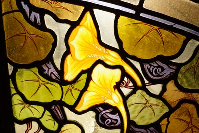 Stained glass - stained glass windows - Capucines impost