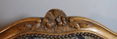 Pair of Louis XV armchairs, 18th century