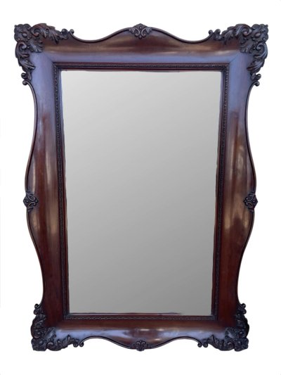 Louis XV Style Mahogany Mirror 134 x 96 cm