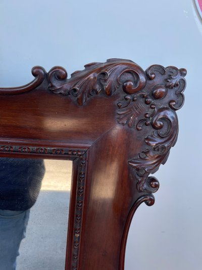 Louis XV Style Mahogany Mirror 134 x 96 cm