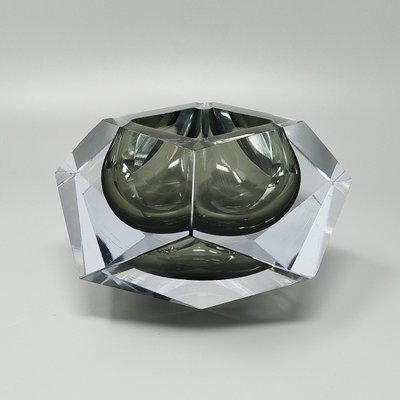1960s Astonishing Large Grey Ashtray or Catch-All By Flavio Poli for Seguso