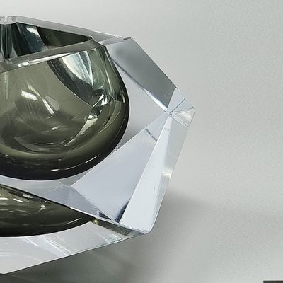 1960s Astonishing Large Grey Ashtray or Catch-All By Flavio Poli for Seguso