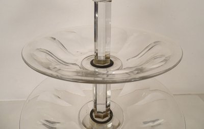 Baccarat Saint-Louis Cut Crystal Centerpiece Serving Set, Late 19th Century