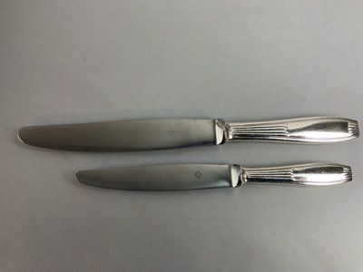 Christofle SAIGON/CIRTA model knives, art deco style