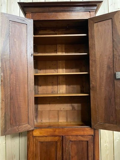 Narrow cabinet Empire in walnut times