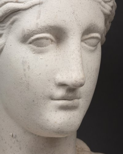 Busto in gesso, stile antico, fine XIX secolo 