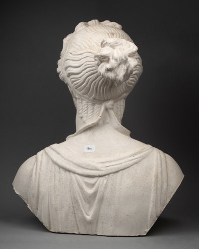 Busto in gesso, stile antico, fine XIX secolo 