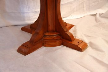 Mahogany Liner Table / Pedestal Table, 20th century