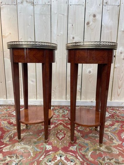 Paire de tables de chevets de style Directoire - Louis XVI