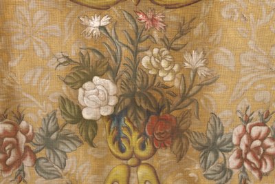 Dekoratives Projekt mit mythologischer Dekoration Gouache auf Leinwand signiert E. Pacheran 1896 H: 220 cm