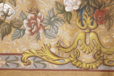 Dekoratives Projekt mit mythologischer Dekoration Gouache auf Leinwand signiert E. Pacheran 1896 H: 220 cm