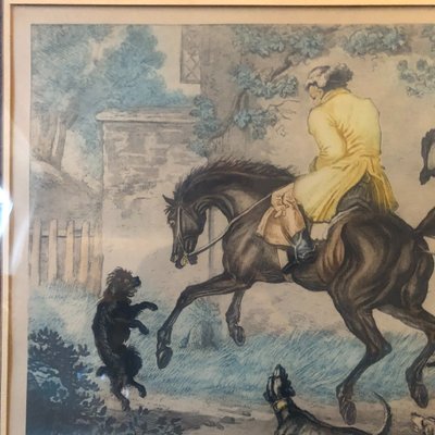 D'après Carle Vernet, deux gravures hippiques satyriques