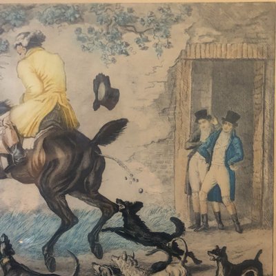 D'après Carle Vernet, deux gravures hippiques satyriques