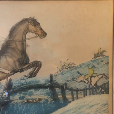 D'après Carle Vernet, deux gravures hippiques satyriques