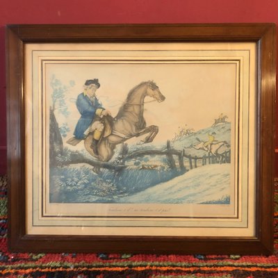 D'après Carle Vernet, deux gravures hippiques satyriques