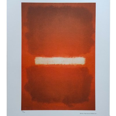 1980s Gorgeous Mark Rothko Limited Edition Lithograph