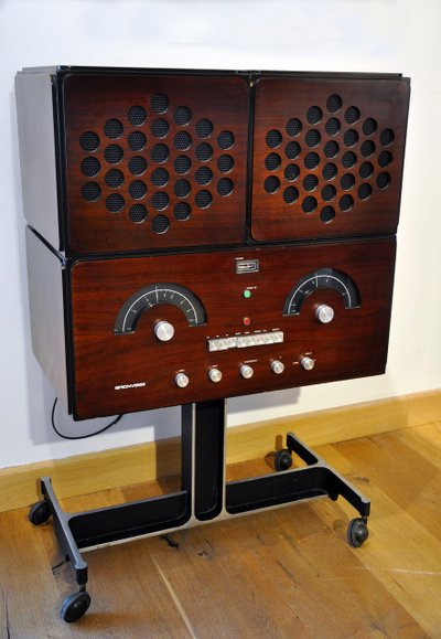 Brionvega RR126 firmata Achille Castiglioni 1966 
