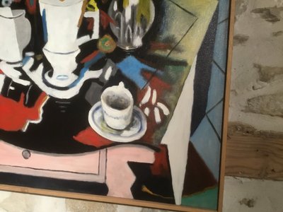 H.S.T. Roland CHANCO, "Nature Morte à la Cafetière" (Tote Natur mit Kaffeekanne)