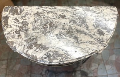 Kleine Kommode Halbmond Epoche Louis XVI