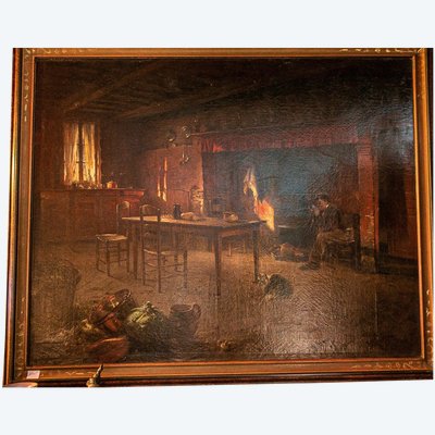 H.S.T. Early 20th Signed M. Decamp