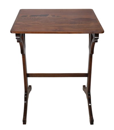Émile Gallé, set of four nesting tables