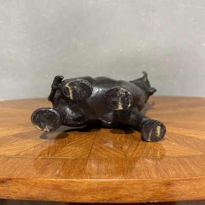 Sculpture ancienne en bronze de la fin du XIXe siècle