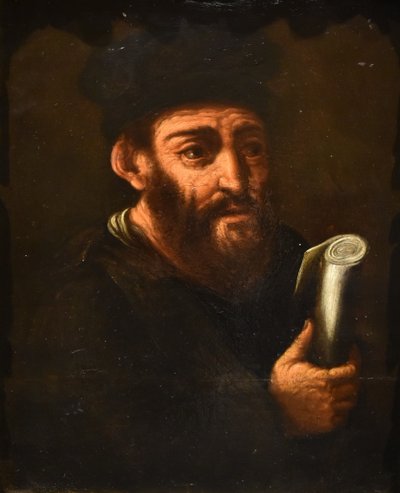 Porträt des Alchemisten Morieno Romano, Flämischer Manierismus, 17. Jahrhundert