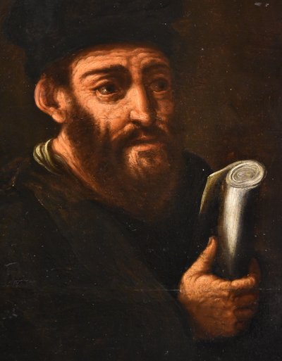 Porträt des Alchemisten Morieno Romano, Flämischer Manierismus, 17. Jahrhundert