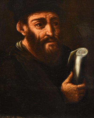 Porträt des Alchemisten Morieno Romano, Flämischer Manierismus, 17. Jahrhundert