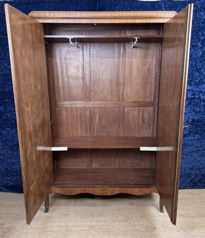 Lovely Louis XV style cabinet in marquetry from the 20th century