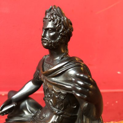Imperatore romano, bronzo, XIX secolo