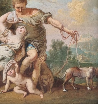 Anicet Charles Gabriel LEMONNIER (Attributed to) - Venus and Adonis