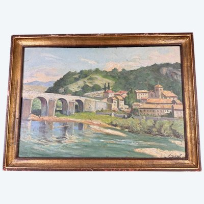 Morel : tableau huile sur panneau époque circa 1900