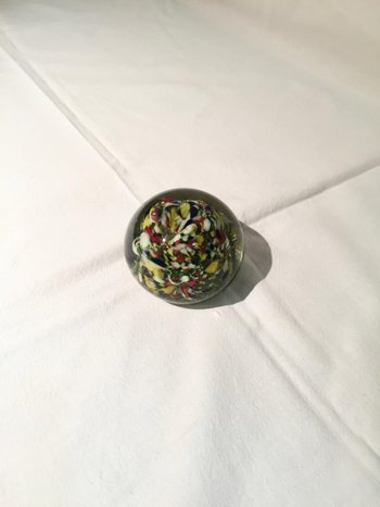 Sulfure / Boule De Verre Murano, XXe Siècle