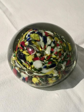Sulfure / Boule De Verre Murano, XXe Siècle